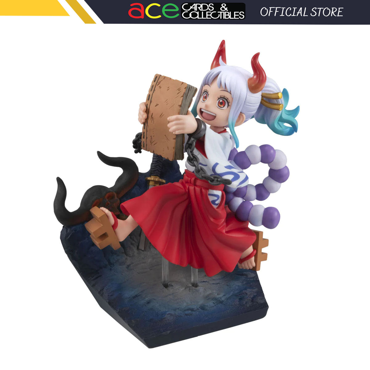 One Piece G.E.M. Series - RUN! RUN! RUN! &quot;Yamato&quot;-MegaHouse-Ace Cards &amp; Collectibles