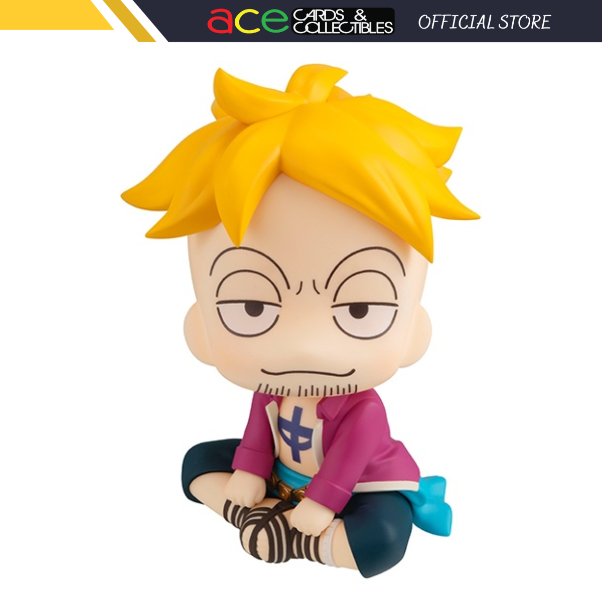 One Piece Look Up Series &quot;Marco&quot;-MegaHouse-Ace Cards &amp; Collectibles