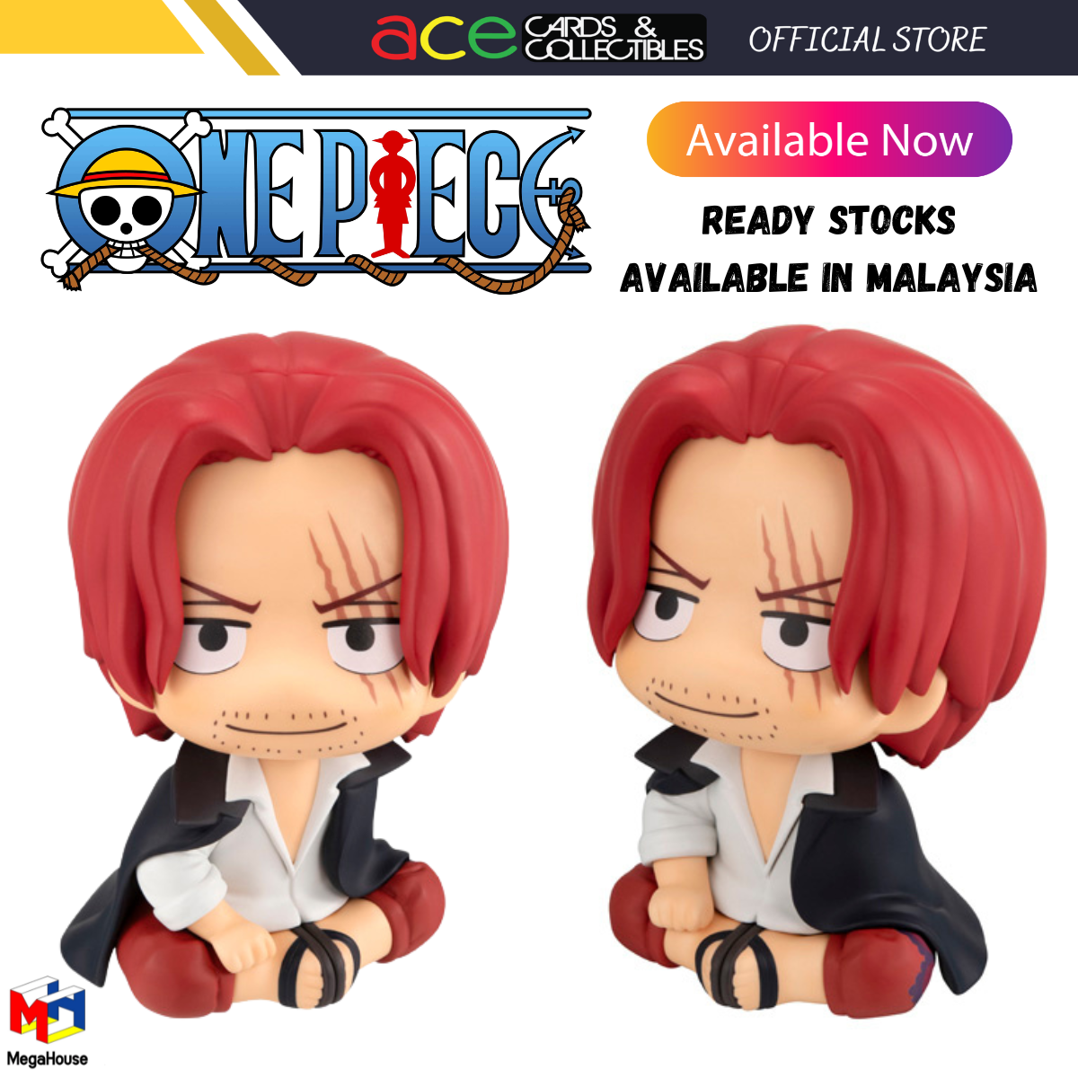 One Piece -Look Up Series- "Shanks"-MegaHouse-Ace Cards & Collectibles