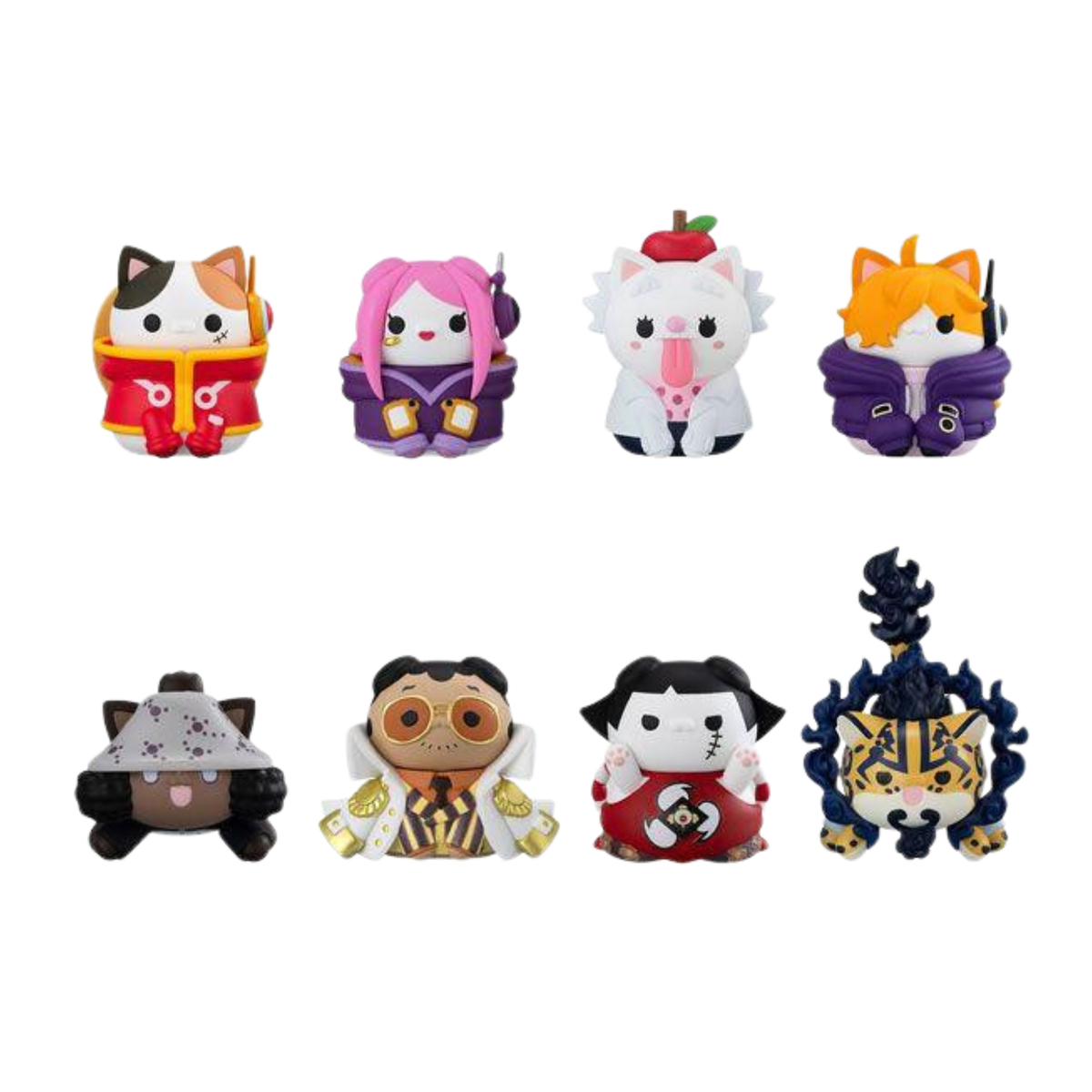 One Piece Mega Cat Project "Nyan Piece Nyan!" (Egghead Ver.)-Whole Box (8pcs)-MegaHouse-Ace Cards & Collectibles