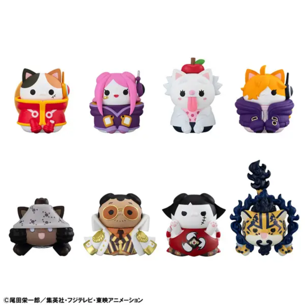 One Piece Mega Cat Project - Nyan Piece Nyan! Ver. Egghead (SET of 8pcs)-Deposit Payment-MegaHouse-Ace Cards & Collectibles