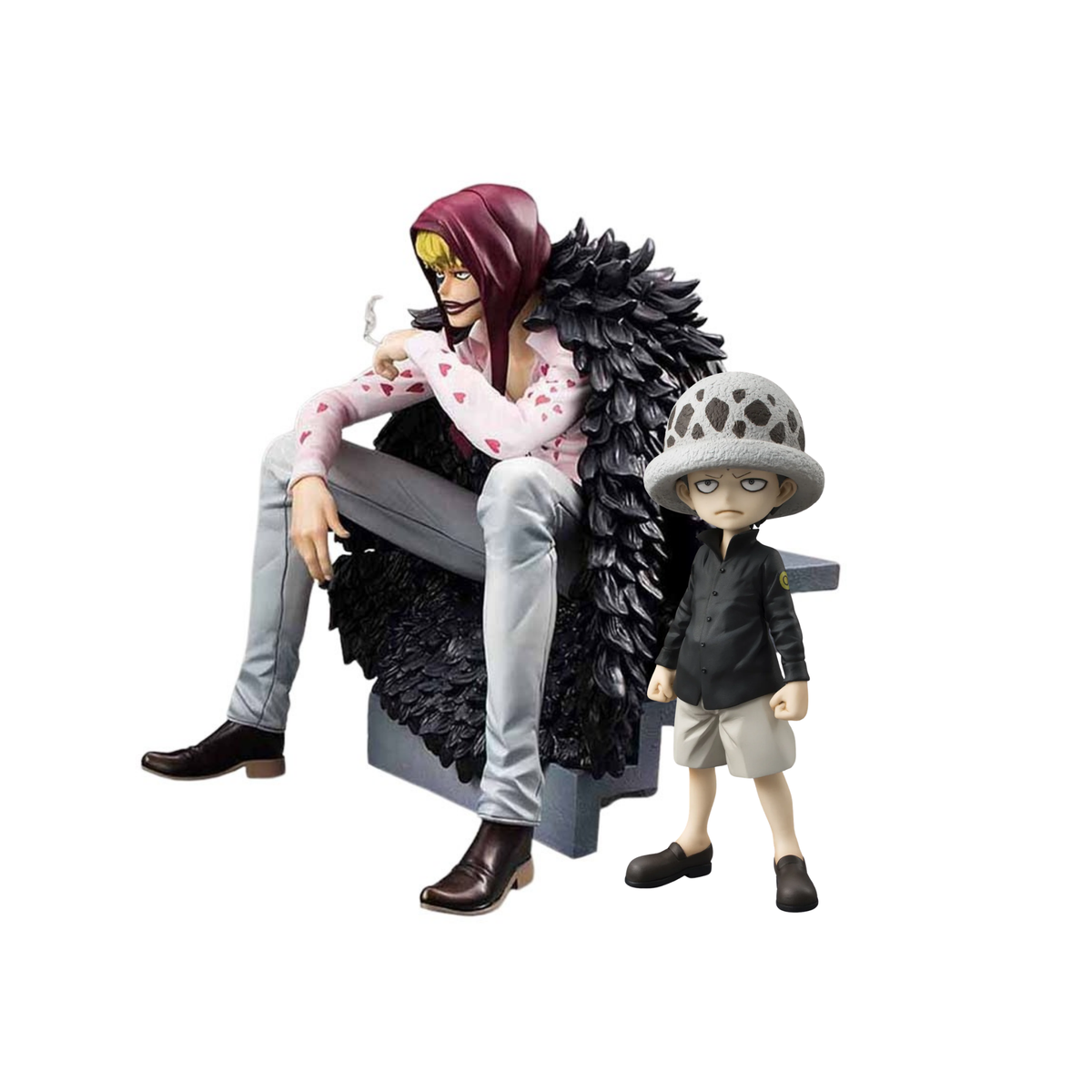 One Piece Portrait Of Pirates Limited Edition "Corazon & Law"-MegaHouse-Ace Cards & Collectibles