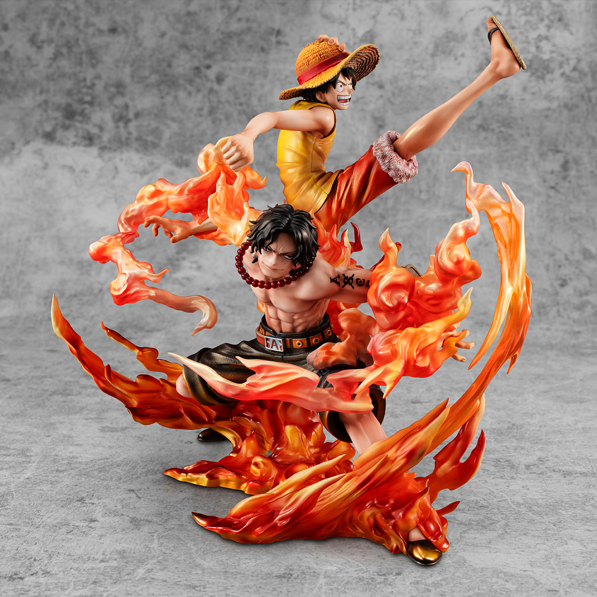 One Piece Portrait.Of.Pirates Neo-Maximum "Luffy & Ace" (Bond Between Brothers 20th Limited Ver.)-MegaHouse-Ace Cards & Collectibles