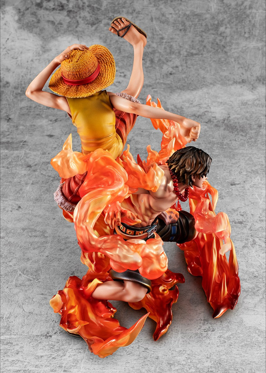 One Piece Portrait.Of.Pirates Neo-Maximum "Luffy & Ace" (Bond Between Brothers 20th Limited Ver.)-MegaHouse-Ace Cards & Collectibles