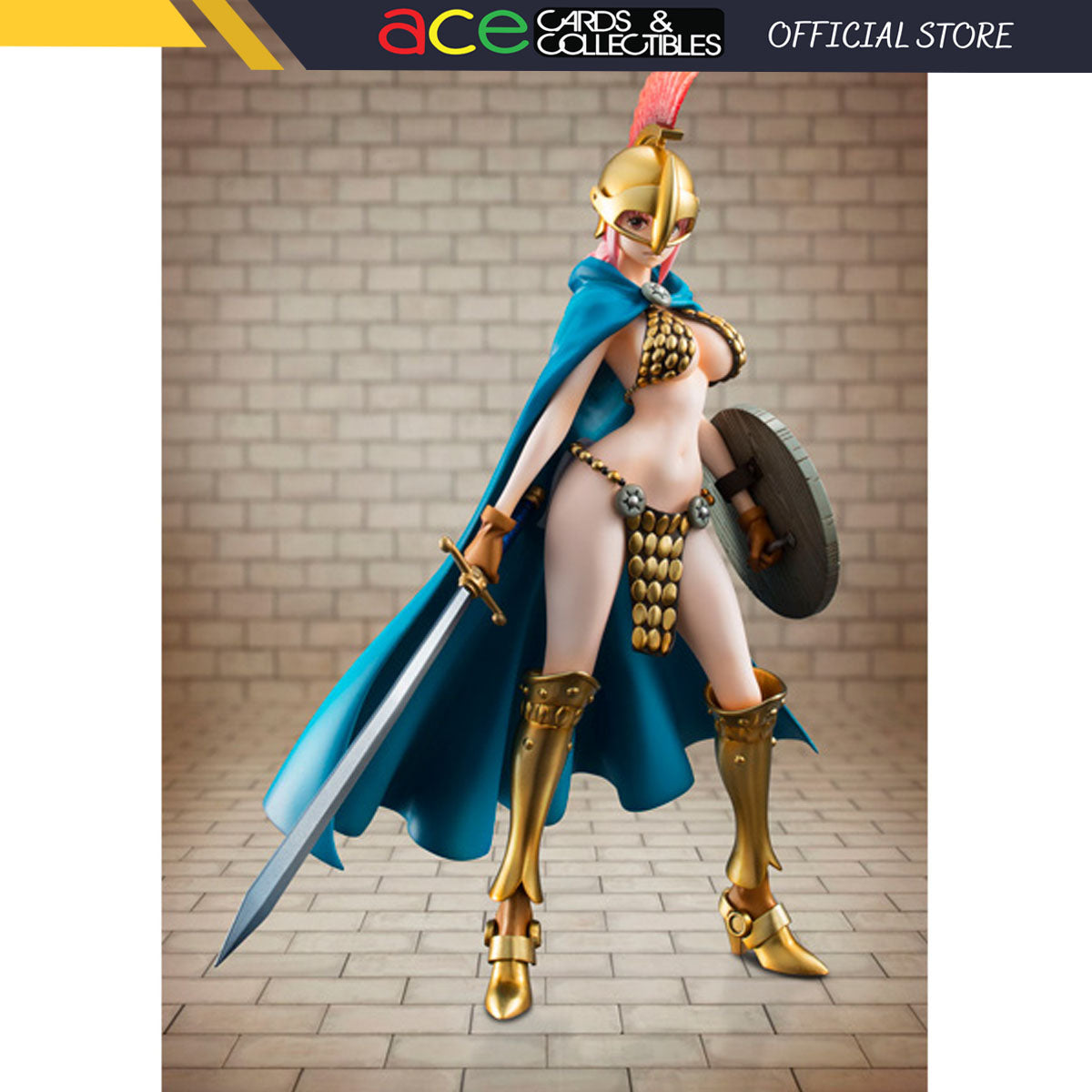 One Piece Portrait.Of.Pirates -Sailing Again- &quot;Gladiator Rebecca&quot; (Limited Repeat Edition)-MegaHouse-Ace Cards &amp; Collectibles