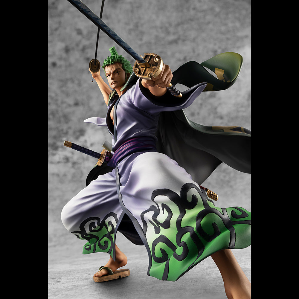 One Piece Portrait.Of.Pirates -Warriors Alliance- &quot;Zoro (Re-run)&quot;-MegaHouse-Ace Cards &amp; Collectibles