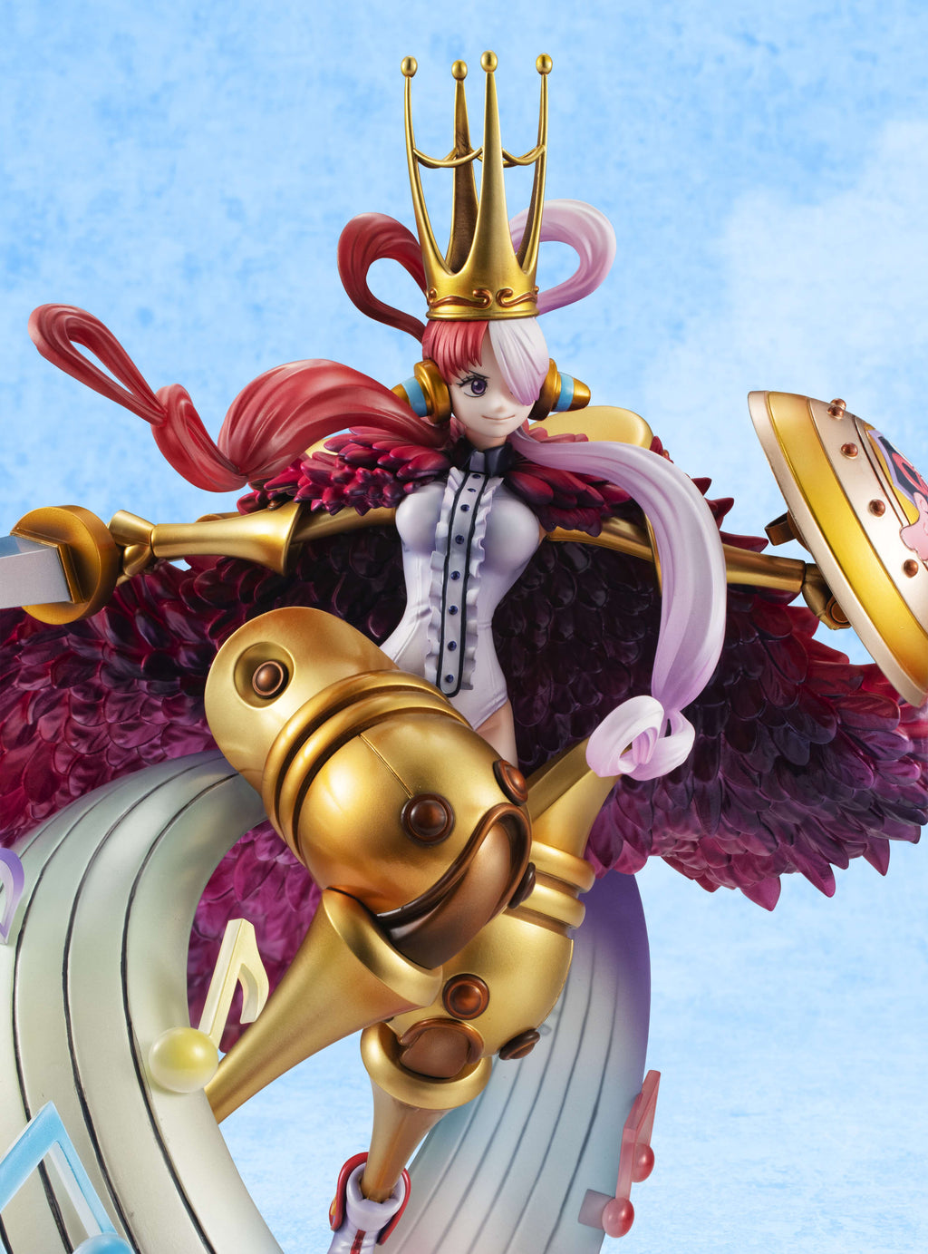 One Piece Red-Maximum PORTRAIT OF PIRATES &quot;Uta&quot; (I&#39;m Invincible)-MegaHouse-Ace Cards &amp; Collectibles