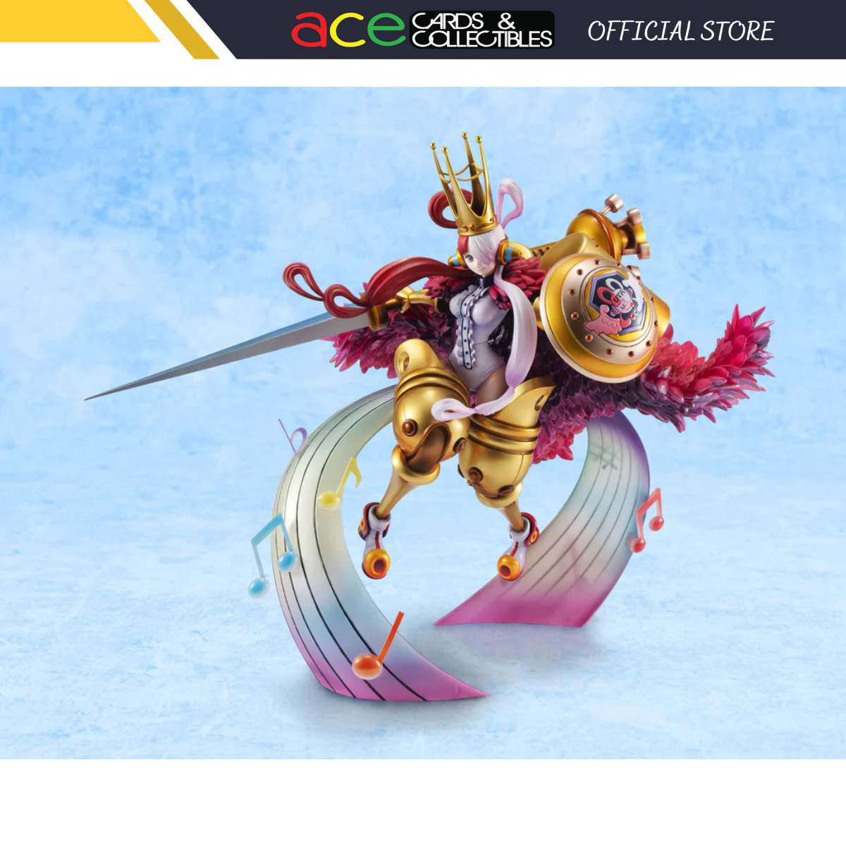 One Piece Red-Maximum PORTRAIT OF PIRATES "Uta" (I'm Invincible)-MegaHouse-Ace Cards & Collectibles