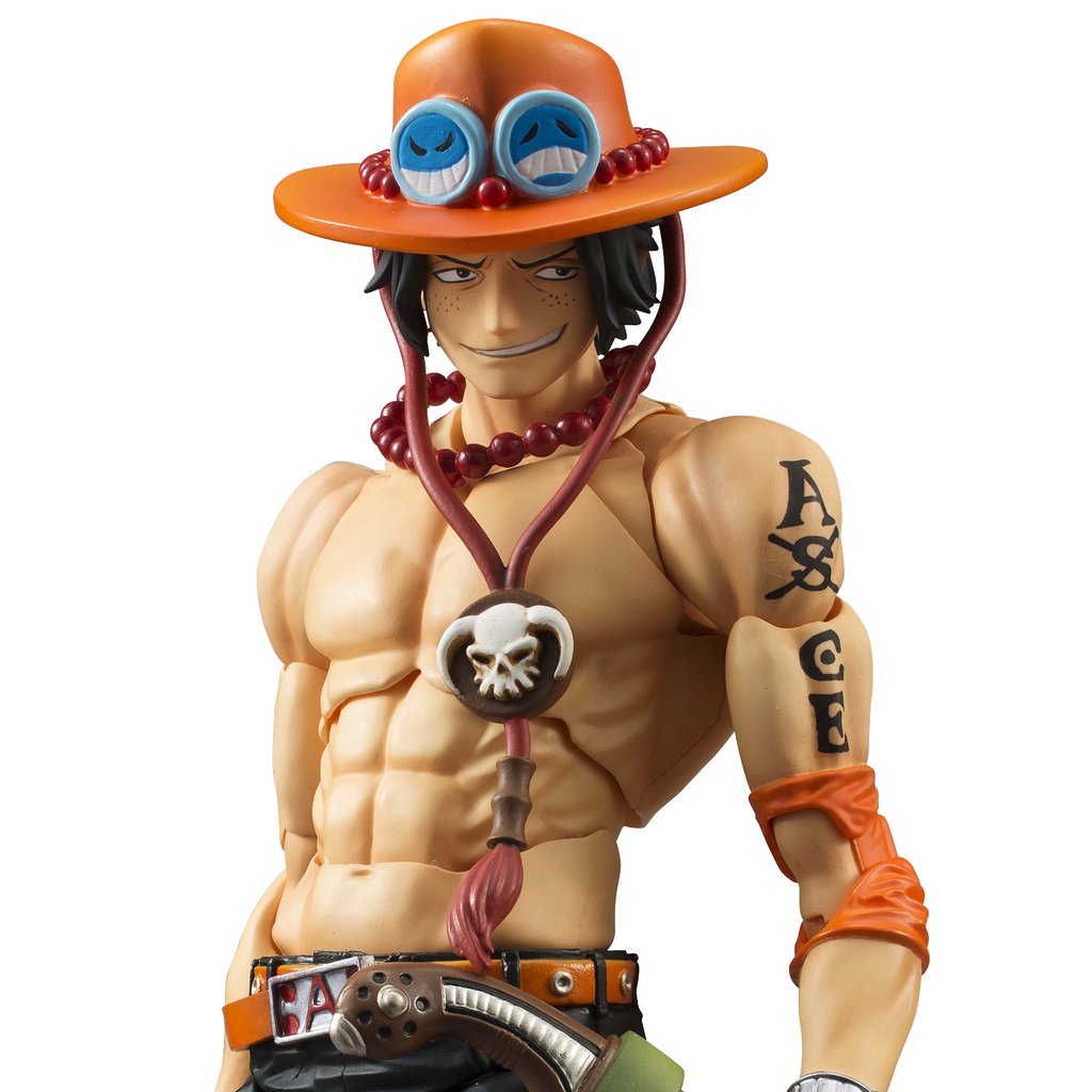 One Piece -Variable Action Heroes- "Portagas D. Ace" (Renewal Repeat Ver.)-MegaHouse-Ace Cards & Collectibles