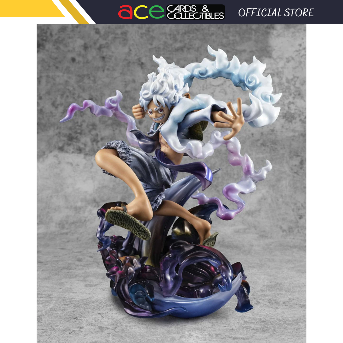 One Piece WA-MAXIMUM Portrait.of.Pirates "Monkey D. Luffy Gear 5"-MegaHouse-Ace Cards & Collectibles