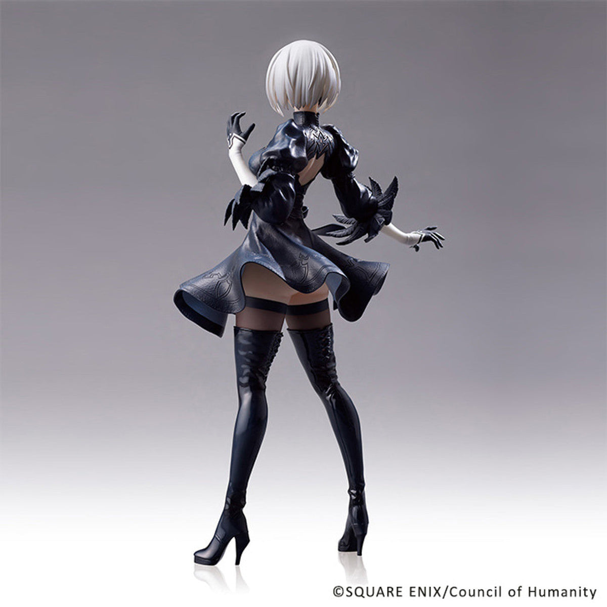 SQUARE ENIX NieR:Automata Ver.1.1a Statuette - 2B "YoRHa No.2 Type B" (No Googles Ver.)-MegaHouse-Ace Cards & Collectibles
