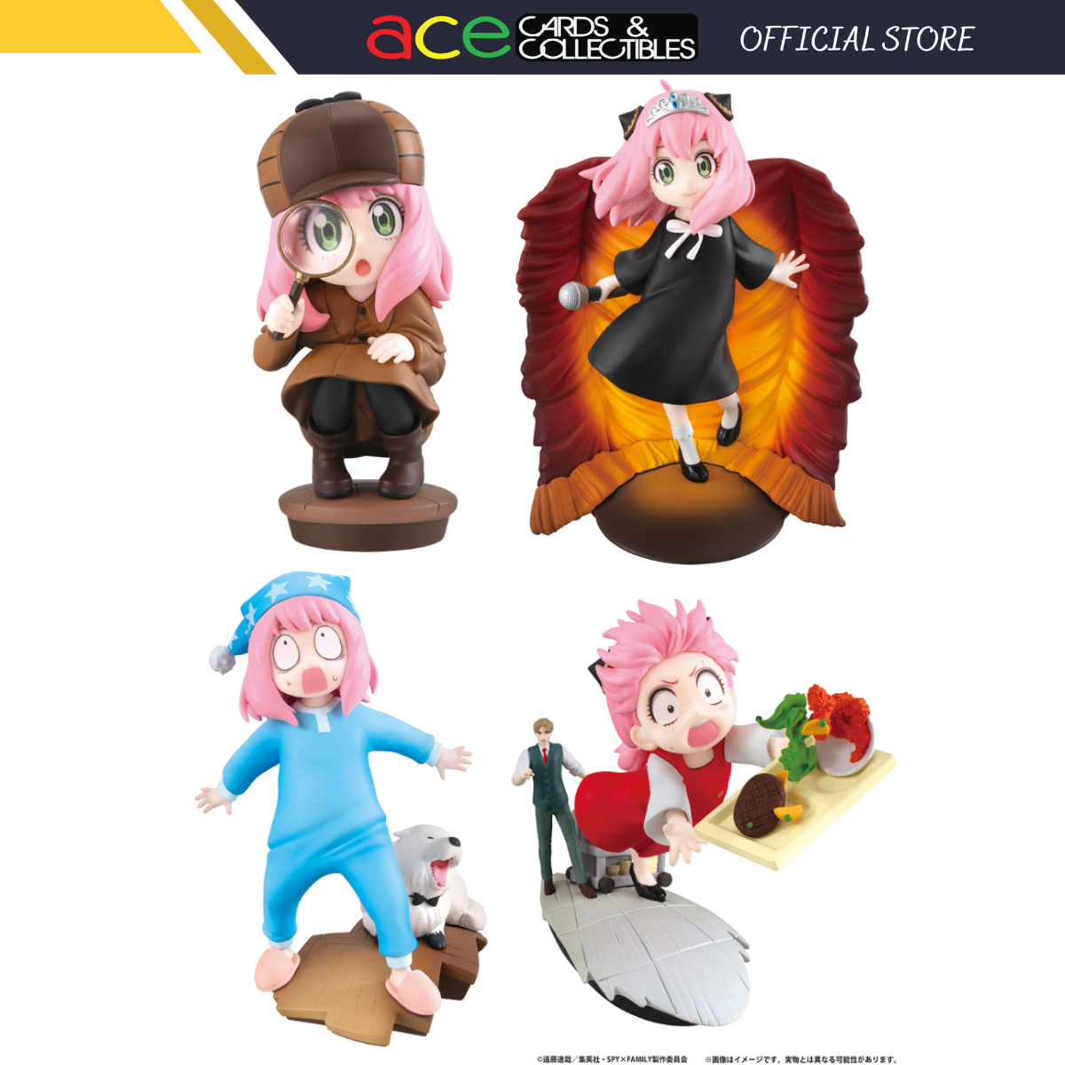 Spy x Family: Petitrama Series &quot;Spy x Family in the Box&quot; Vol.3-Whole Box (4pcs)-MegaHouse-Ace Cards &amp; Collectibles