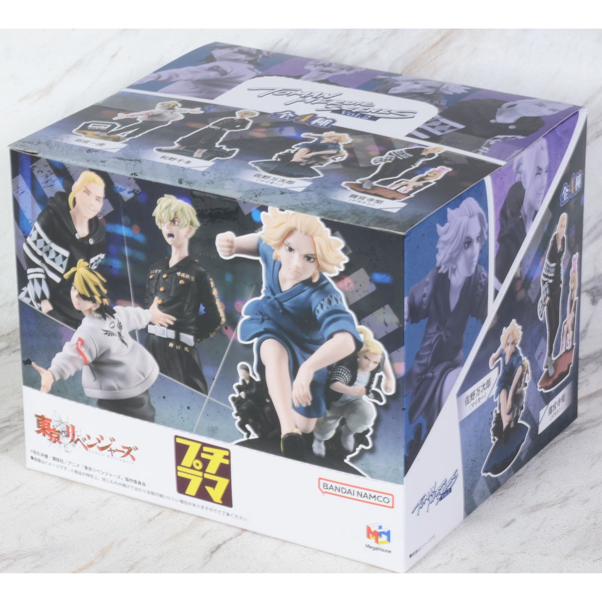 Tokyo Revengers Toman Heroic Scene Vol. 2 (Petitrama Series)-Whole Box (Set of 4)-MegaHouse-Ace Cards &amp; Collectibles