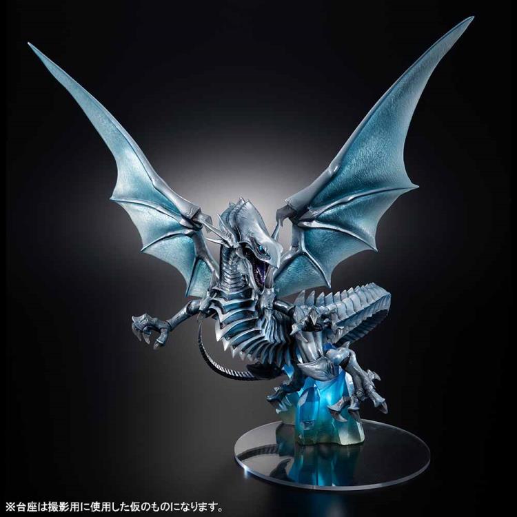 Yu-Gi-Oh! Duel Monsters Art Works Monsters Figurine Blue Eyes White Dragon Holographic Edition-MegaHouse-Ace Cards &amp; Collectibles