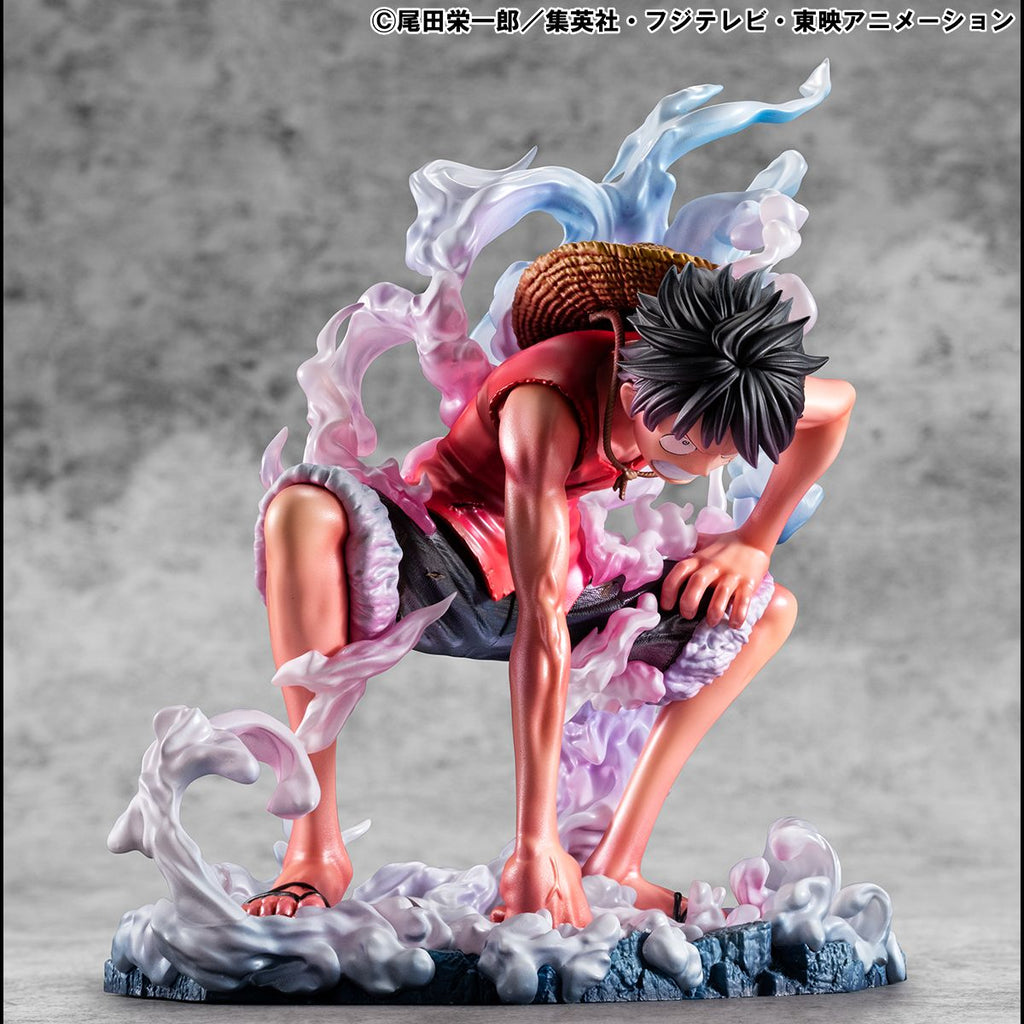 One Piece MegaHouse PORTRAIT.OF.PIRATES "LIMITED EDITION" Monkey D. Luffy "Gear 2"-Megahouse-Ace Cards & Collectibles