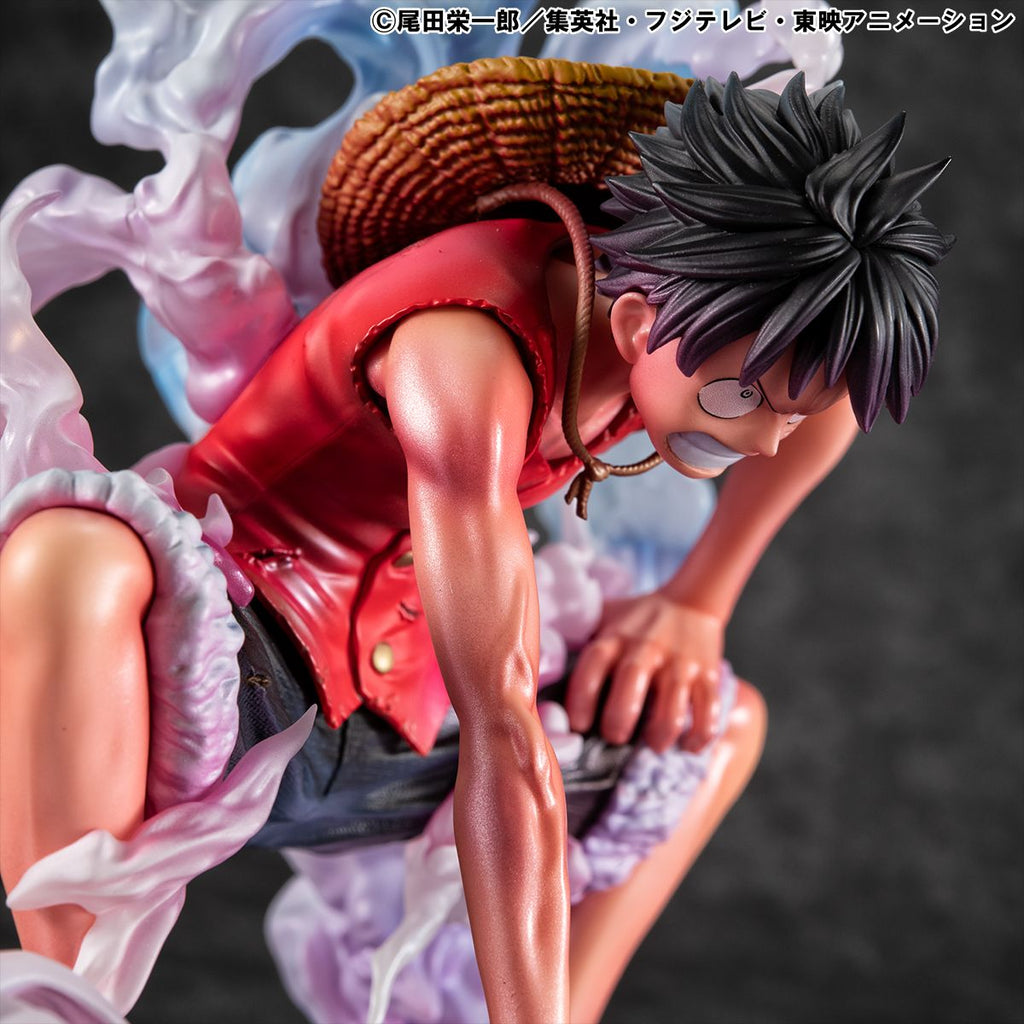 One Piece MegaHouse PORTRAIT.OF.PIRATES "LIMITED EDITION" Monkey D. Luffy "Gear 2"-Megahouse-Ace Cards & Collectibles
