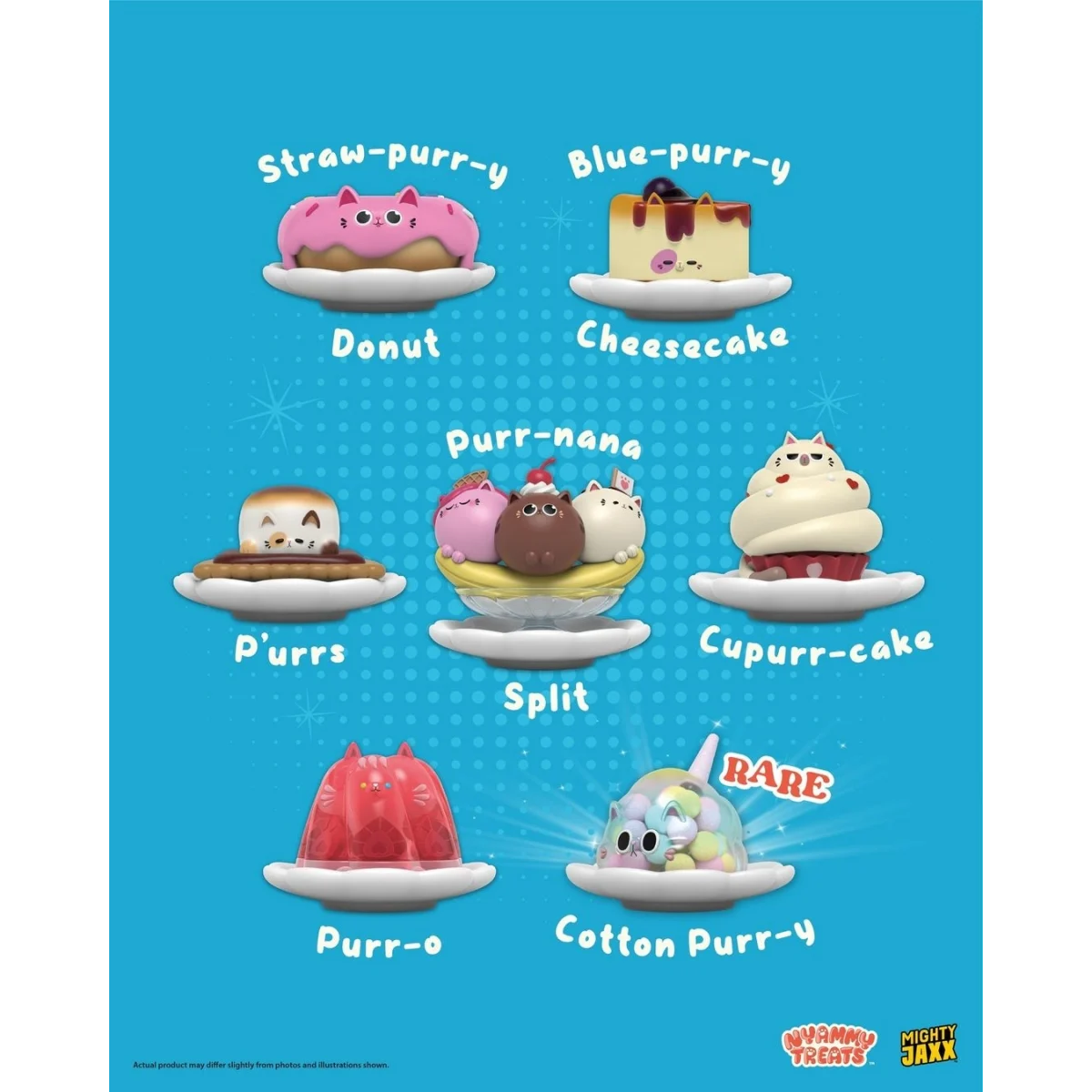 Mighty Jaxx Nyan-Licious! By Nyammy Treats-Display Box (6pcs)-Mighty Jaxx-Ace Cards & Collectibles