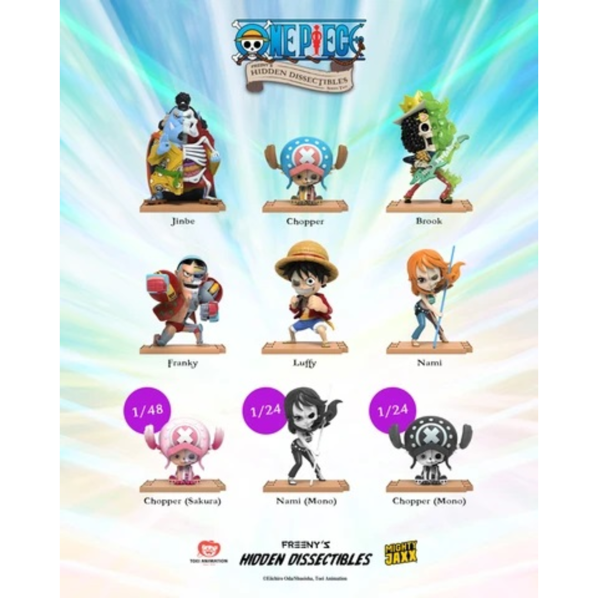 Mighty Jaxx x Freeny's Hidden Dissectibles One Piece Series 2-Single Box (Random)-Mighty Jaxx-Ace Cards & Collectibles