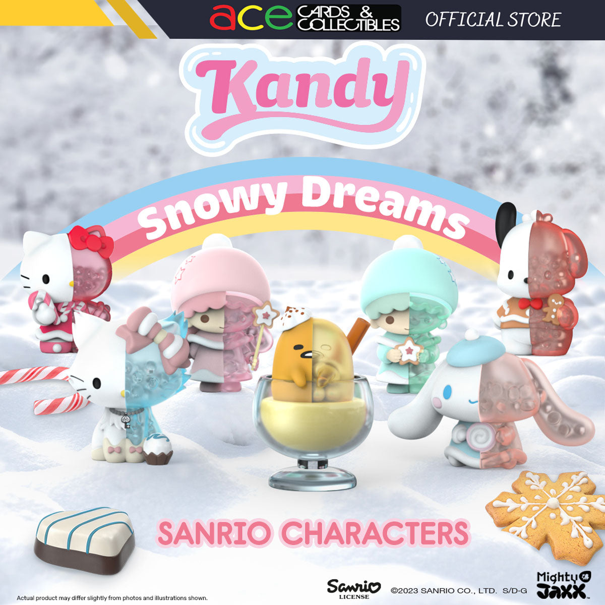 Mighty Jaxx x Sanrio Characters Kandy Snowy Dreams Series-Single Box (Random)-Mighty Jaxx-Ace Cards & Collectibles