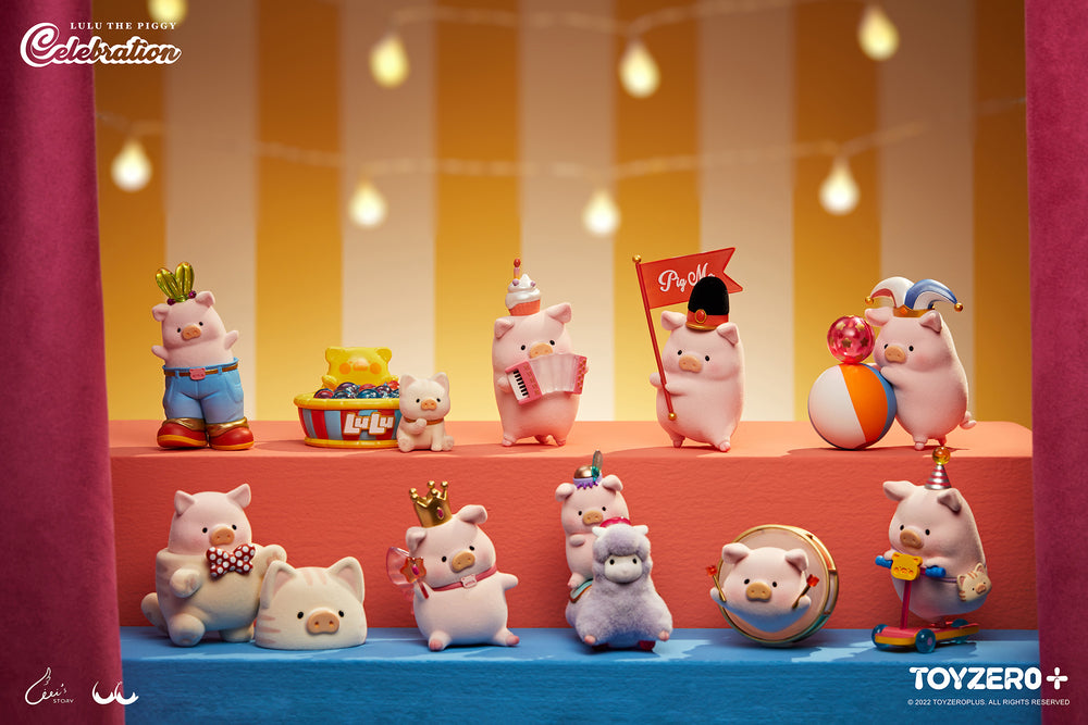 52TOYS Lulu The Piggy Celebration Series-Single Box (Random)-Miniso-Ace Cards & Collectibles