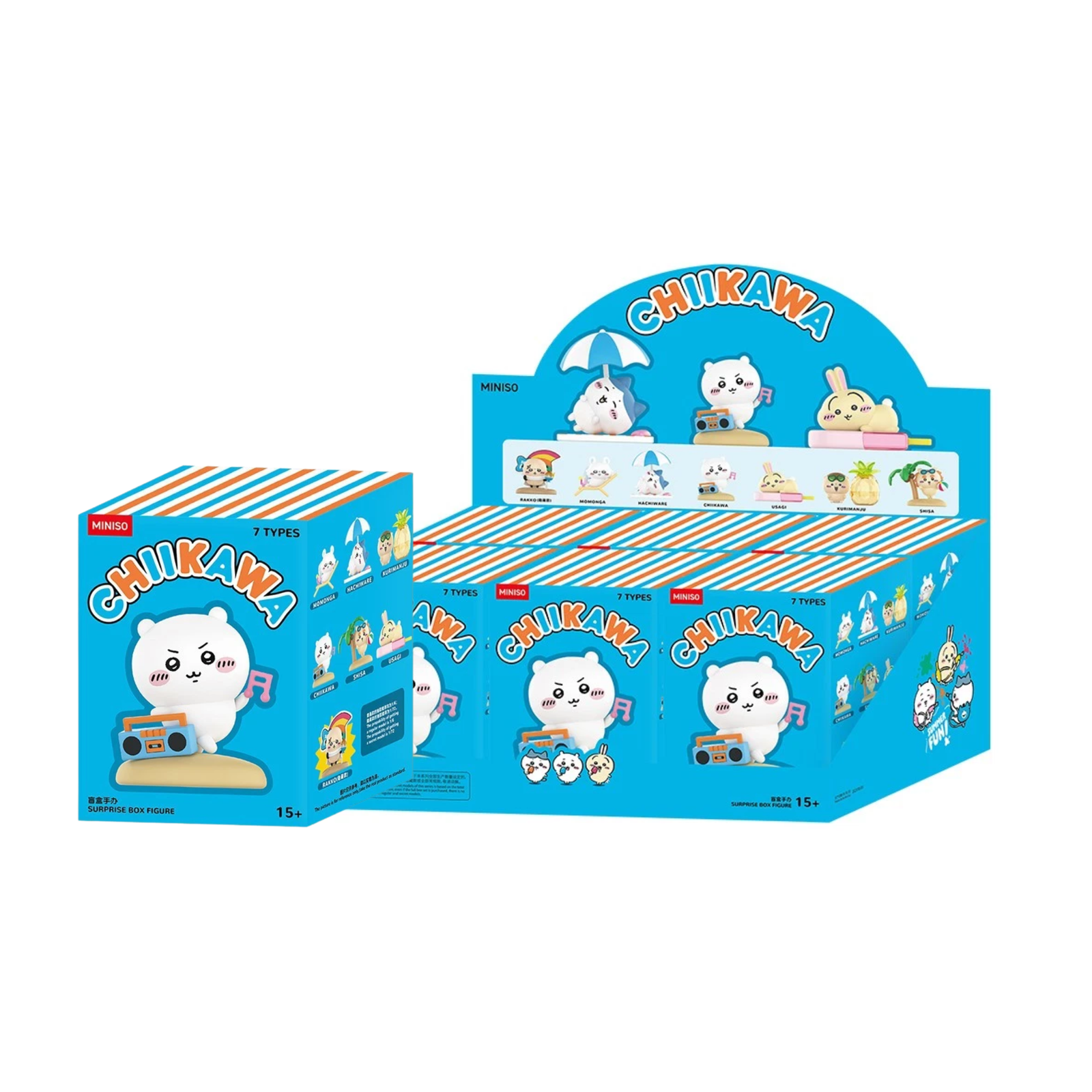 Miniso x Chiikawa Summer Tea Series Blind Box-Single Box (Random)-Miniso-Ace Cards & Collectibles