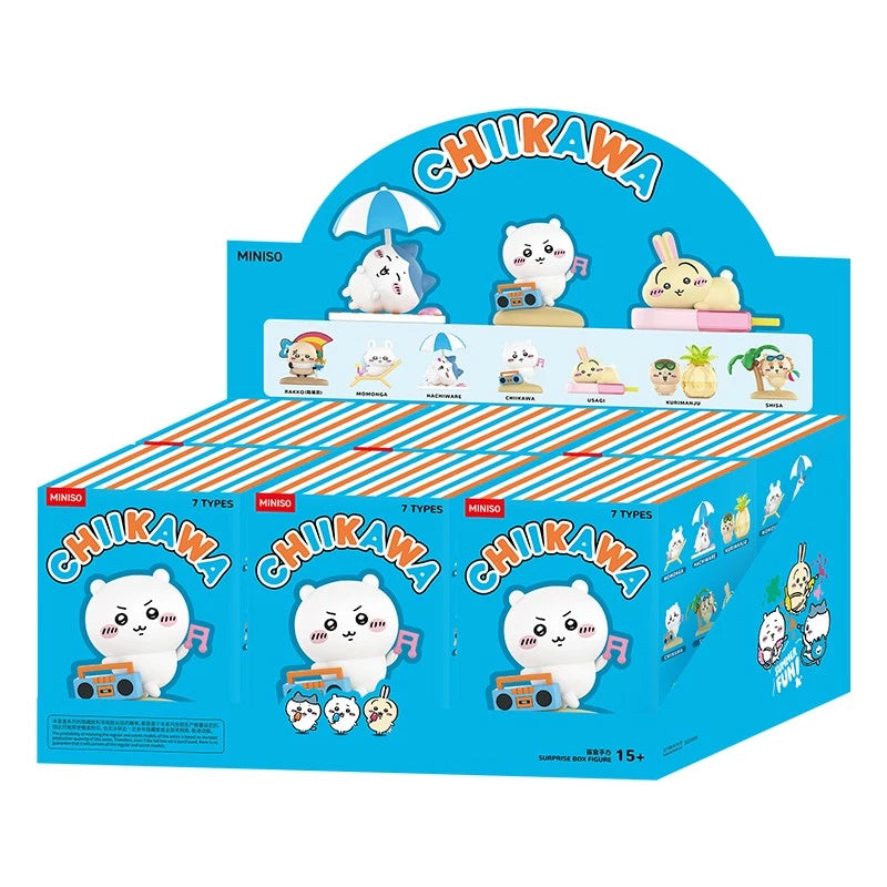 Miniso x Chiikawa Summer Tea Series Blind Box-Whole Box (6pcs)-Miniso-Ace Cards & Collectibles