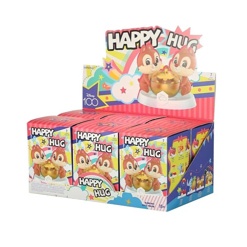 Miniso x Disney 100th Anniversary Happy Hug Storage Jar Series-Display Box (6pcs)-Miniso-Ace Cards &amp; Collectibles