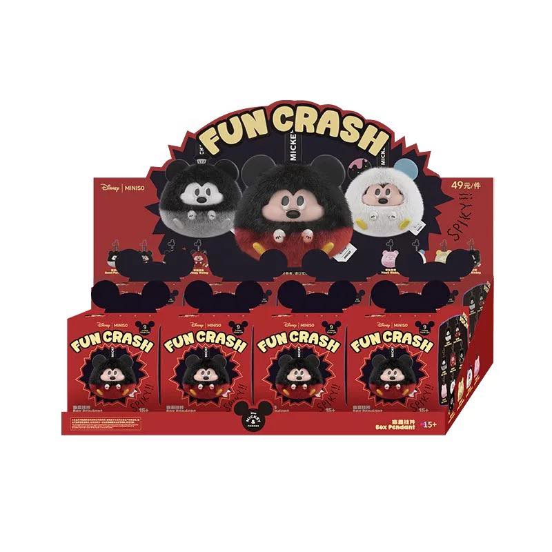 Miniso x Disney Mickey Fun Crash Series Vinyl Plush Blind Box-Display Box (8pcs)-Miniso-Ace Cards & Collectibles