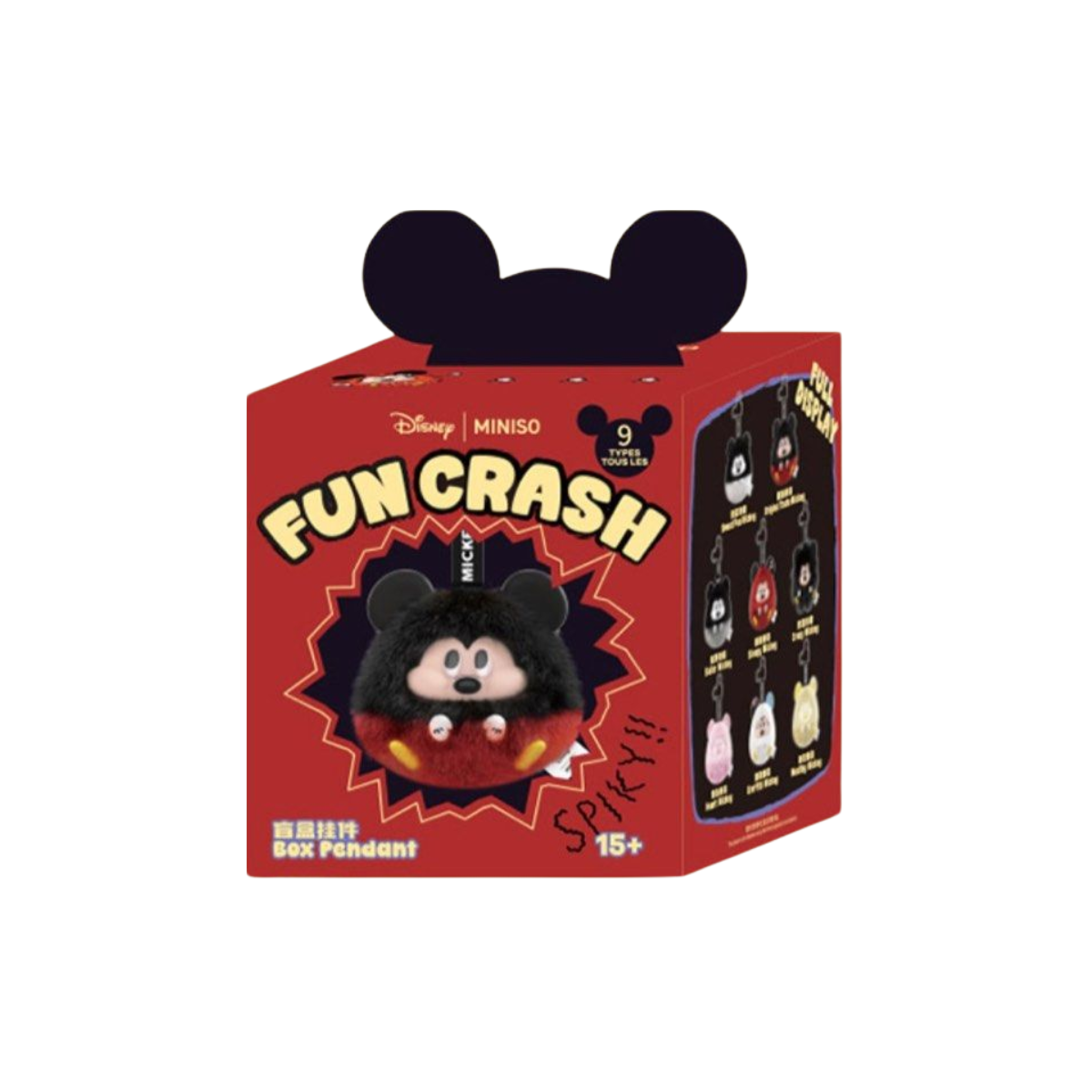 Miniso x Disney Mickey Fun Crash Series Vinyl Plush Blind Box-Single Box (Random)-Miniso-Ace Cards & Collectibles