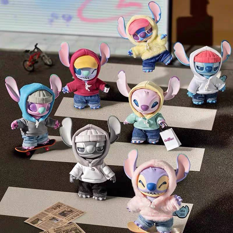 Miniso x Disney Stitch GenZ Street Pendant Blind Box-Single Box (Random)-Miniso-Ace Cards & Collectibles