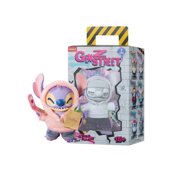 Miniso x Disney Stitch GenZ Street Pendant Blind Box-Single Box (Random)-Miniso-Ace Cards & Collectibles