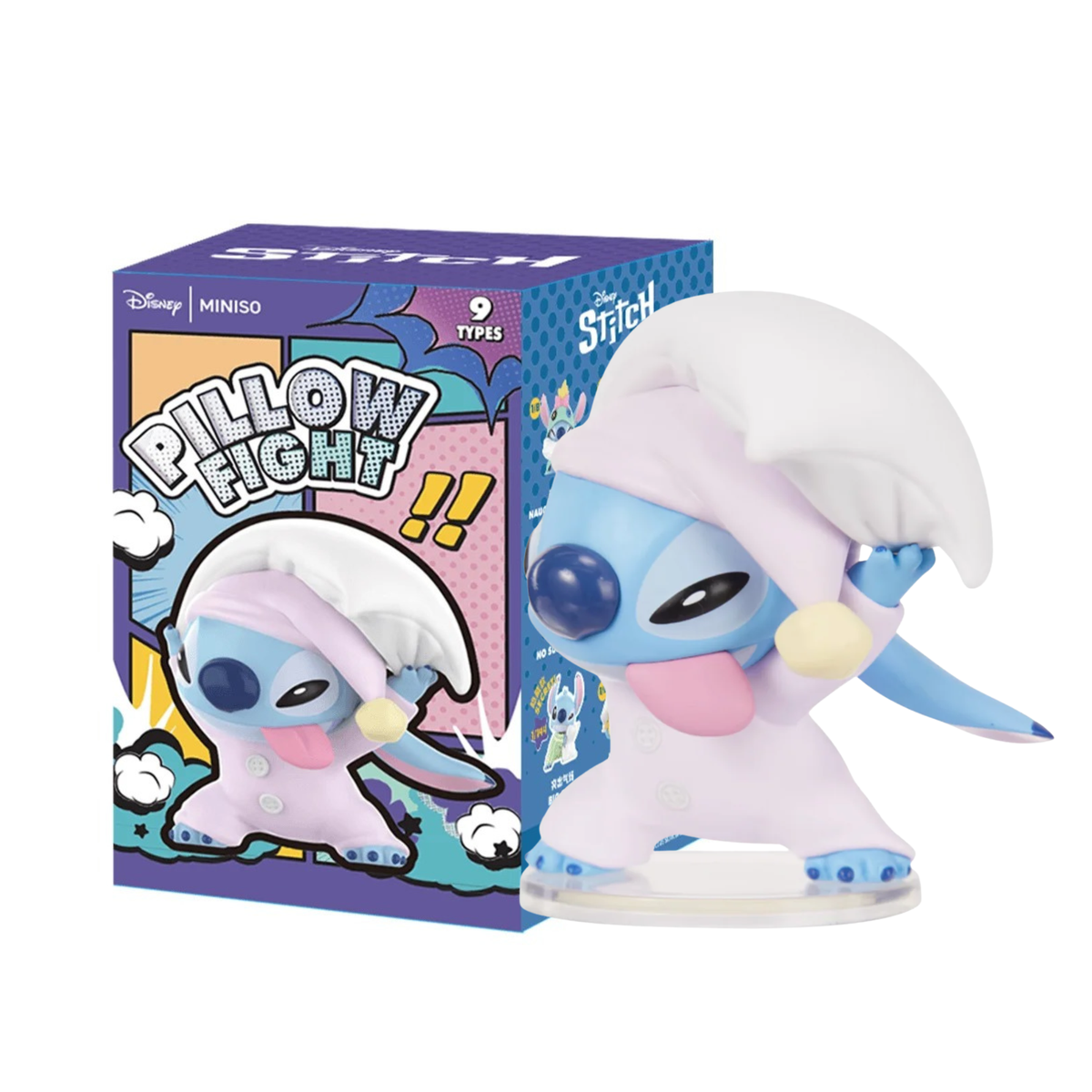Miniso x Disney Stitch Pillow Fight Series Blind Box-Single Box (Random)-Miniso-Ace Cards & Collectibles