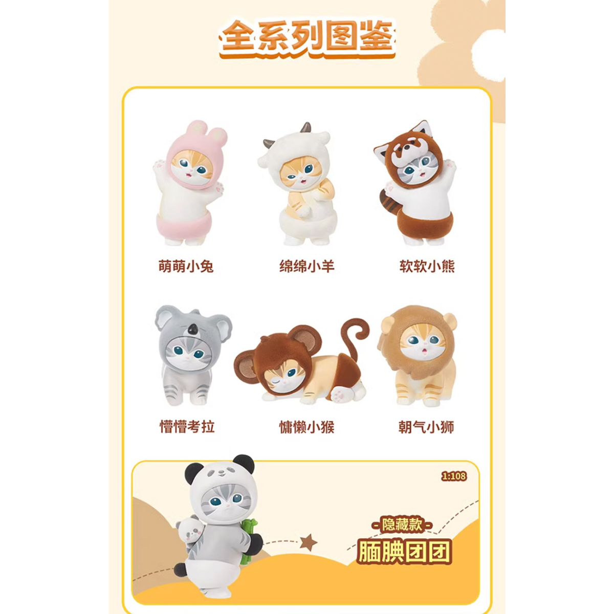 Miniso x Mofusand Fluffy Party Series-Single Box (Random)-Miniso-Ace Cards &amp; Collectibles