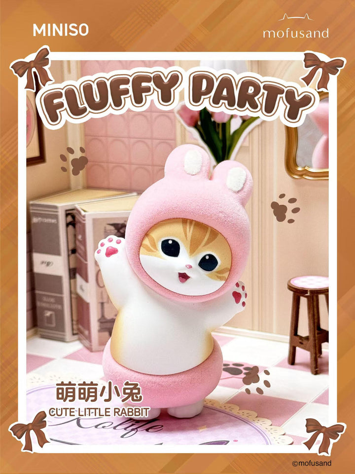 Miniso x Mofusand Fluffy Party Series-Single Box (Random)-Miniso-Ace Cards &amp; Collectibles