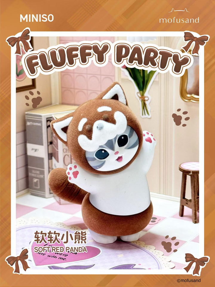 Miniso x Mofusand Fluffy Party Series-Single Box (Random)-Miniso-Ace Cards &amp; Collectibles