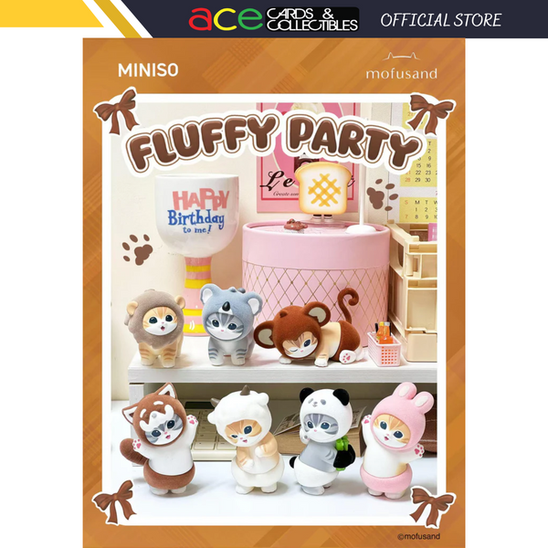 Miniso x Mofusand Fluffy Party Series-Single Box (Random)-Miniso-Ace Cards & Collectibles