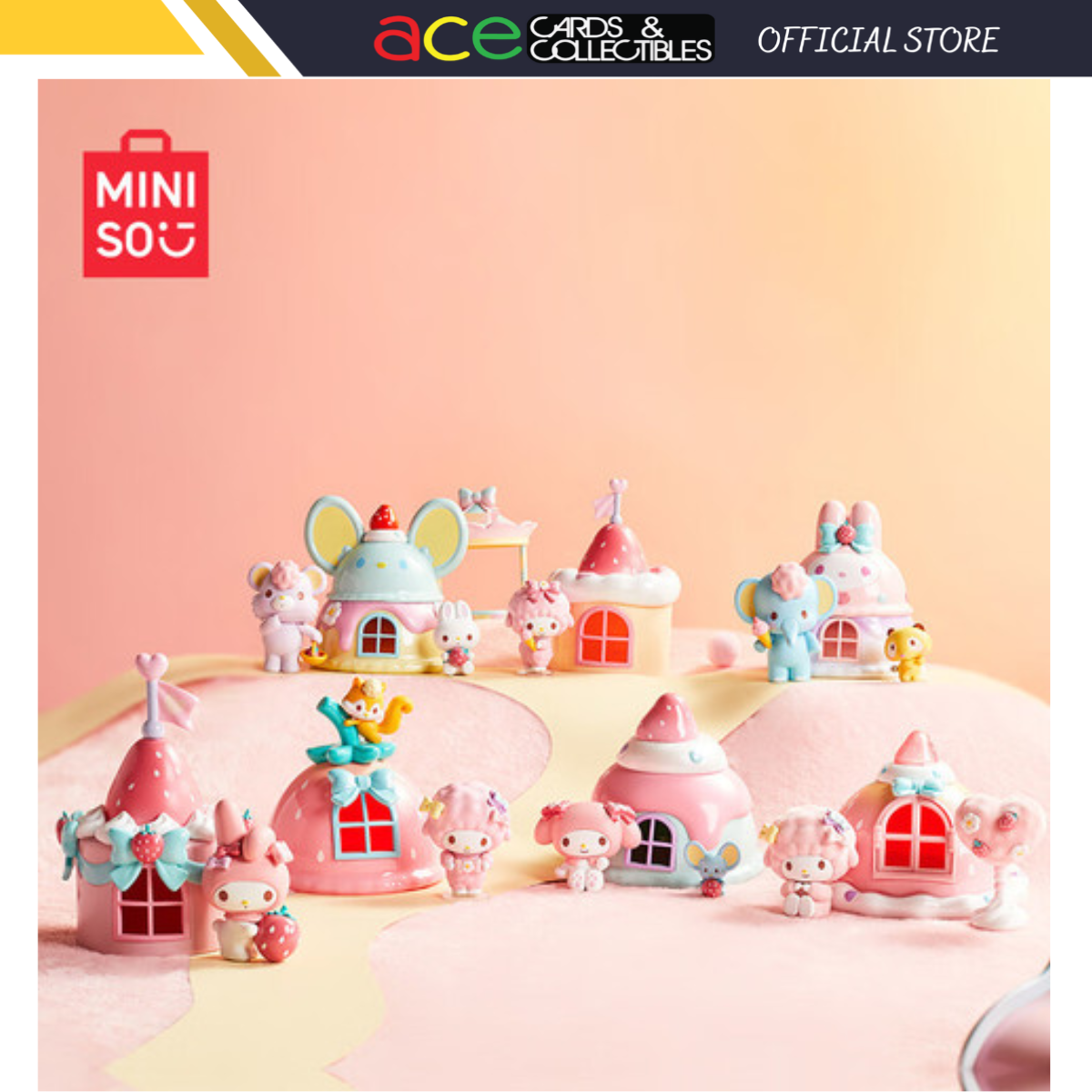 Miniso x My Melody &amp; My Sweet Piano Playing House Series-Single Box (Random)-Miniso-Ace Cards &amp; Collectibles