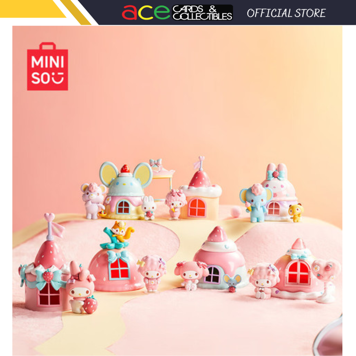 Miniso x My Melody & My Sweet Piano Playing House Series-Single Box (Random)-Miniso-Ace Cards & Collectibles