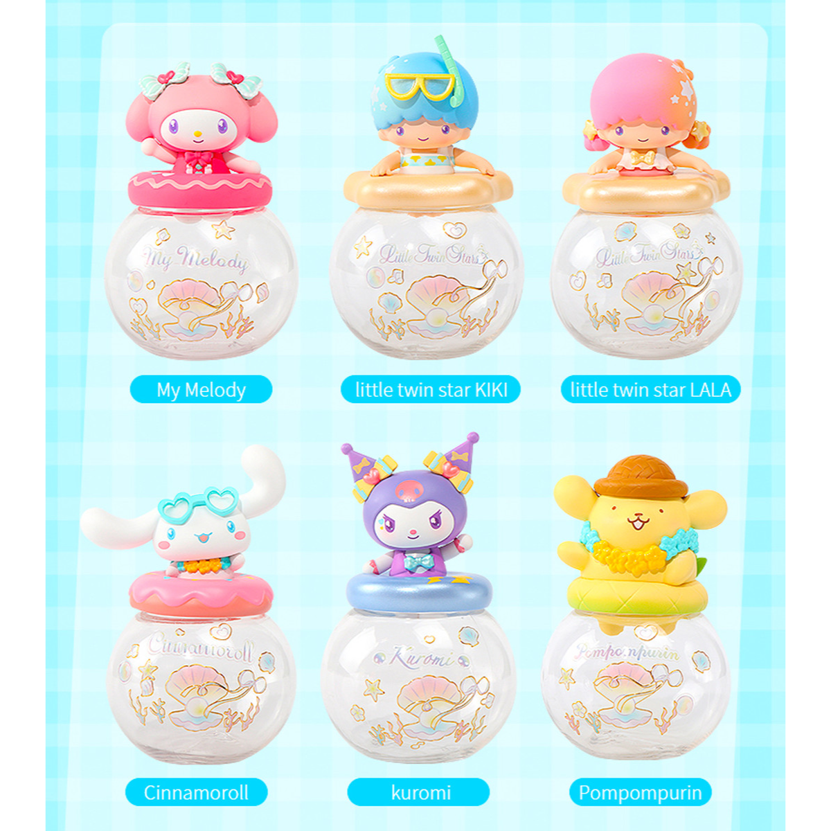 Miniso x Sanrio Characters Ocean Pearls Series-Single Box (Random)-Miniso-Ace Cards &amp; Collectibles