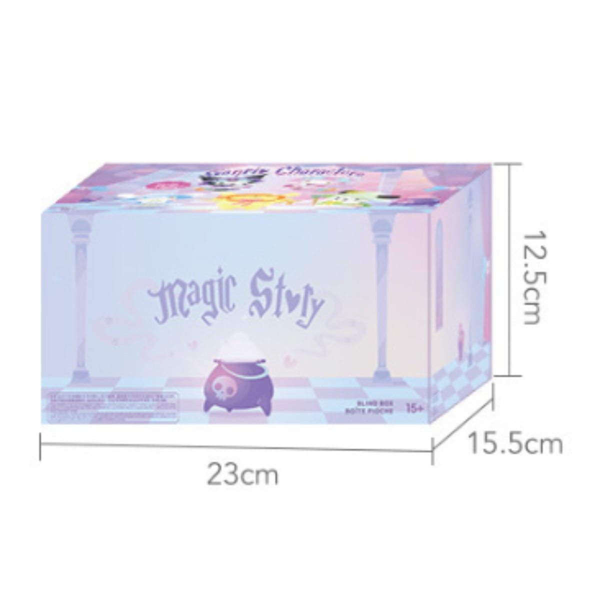 Sanrio Characters Magic Story Series-Display Box (6pcs)-Miniso-Ace Cards &amp; Collectibles