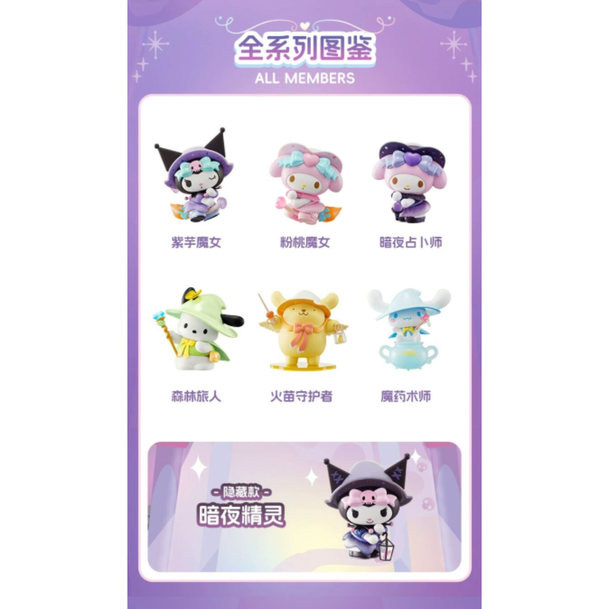 Sanrio Characters Magic Story Series-Single Box (Random)-Miniso-Ace Cards & Collectibles