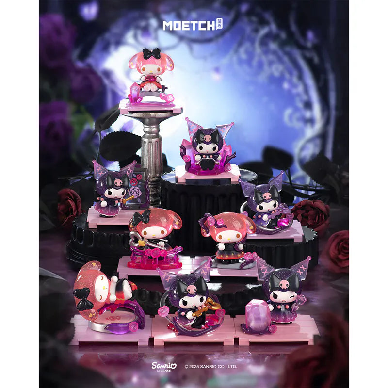 MOETCH x My Melody & Kuromi Floral Secret Realm Series Micro Box Pro Blind Box-Single Box (Random)-Moetch-Ace Cards & Collectibles