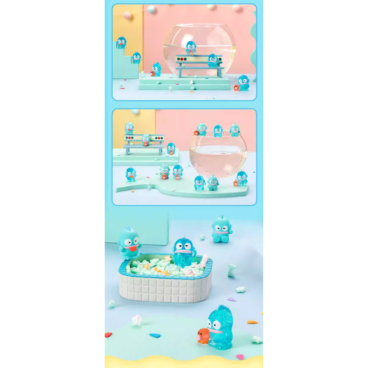 MOETCH x Sanrio Hangyodon Mini Cute Bean Series-Single Box (Random)-Moetch-Ace Cards &amp; Collectibles