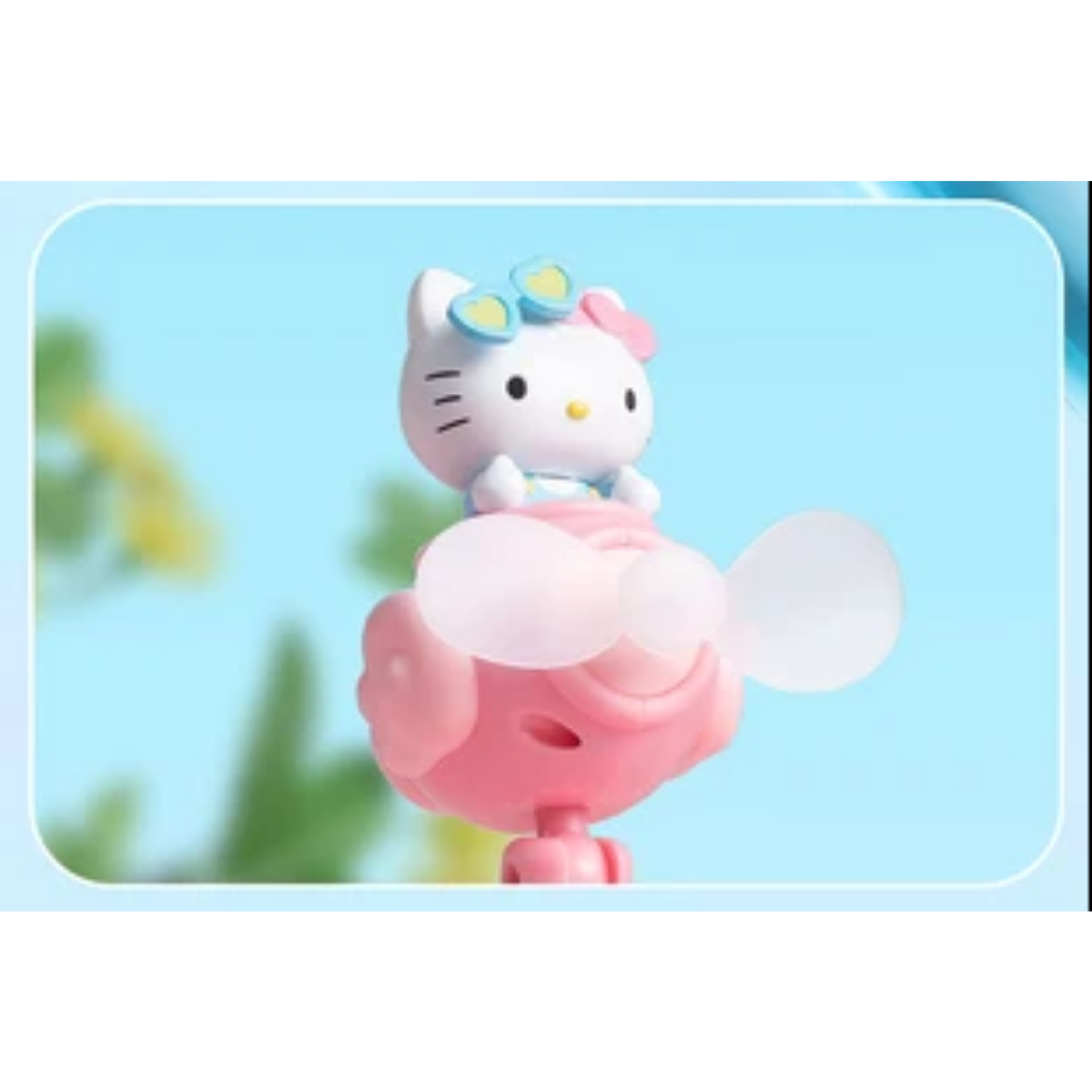 Moetch Sanrio Airship Portable Holding Fan-Hello Kitty-Moetch-Ace Cards &amp; Collectibles