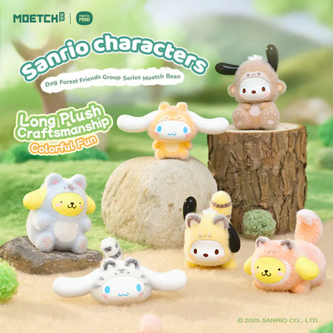Moetch x Sanrio Characters Dog Forest Friends Group Series Bean Blind Box-Single (Random)-Moetch-Ace Cards & Collectibles