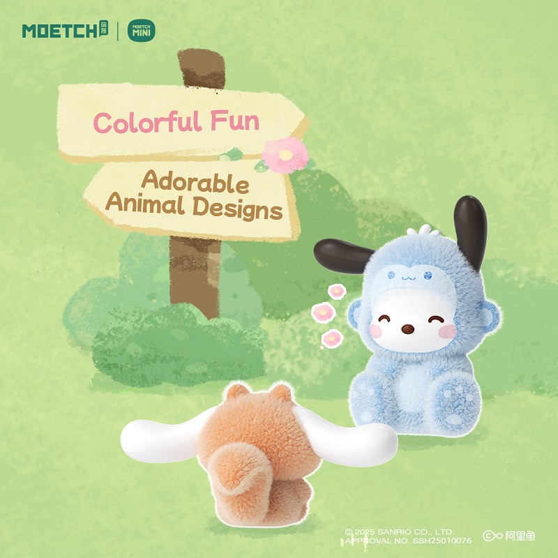 Moetch x Sanrio Characters Dog Forest Friends Group Series Bean Blind Box-Single (Random)-Moetch-Ace Cards & Collectibles
