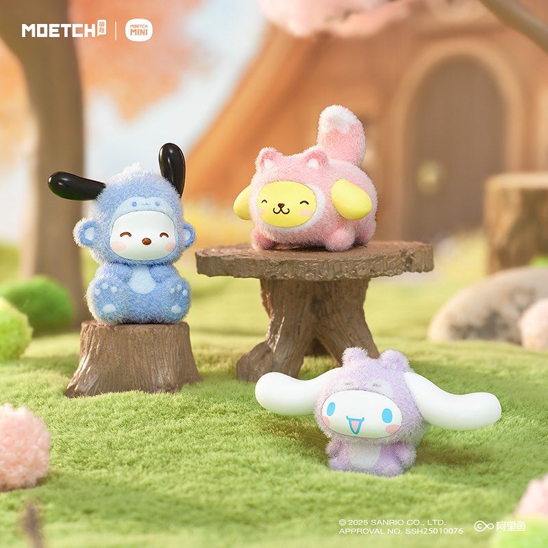 Moetch x Sanrio Characters Dog Forest Friends Group Series Bean Blind Box-Single (Random)-Moetch-Ace Cards & Collectibles