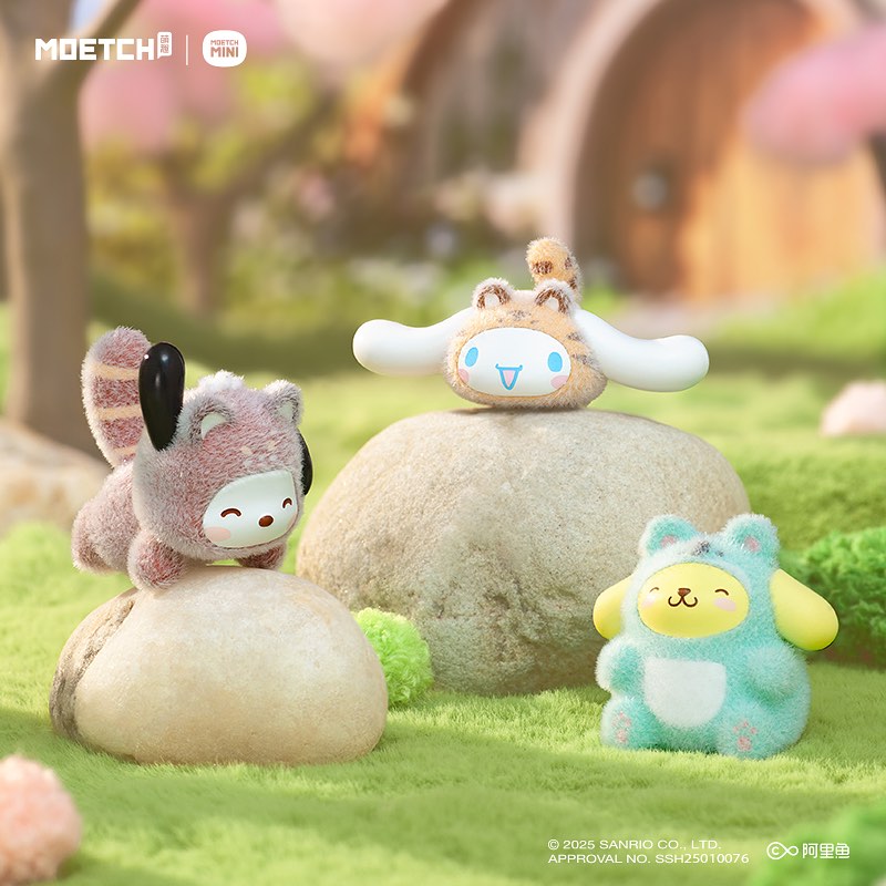 Moetch x Sanrio Characters Dog Forest Friends Group Series Bean Blind Box-Single (Random)-Moetch-Ace Cards & Collectibles