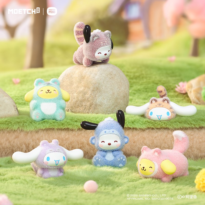 Moetch x Sanrio Characters Dog Forest Friends Group Series Bean Blind Box-Single (Random)-Moetch-Ace Cards & Collectibles
