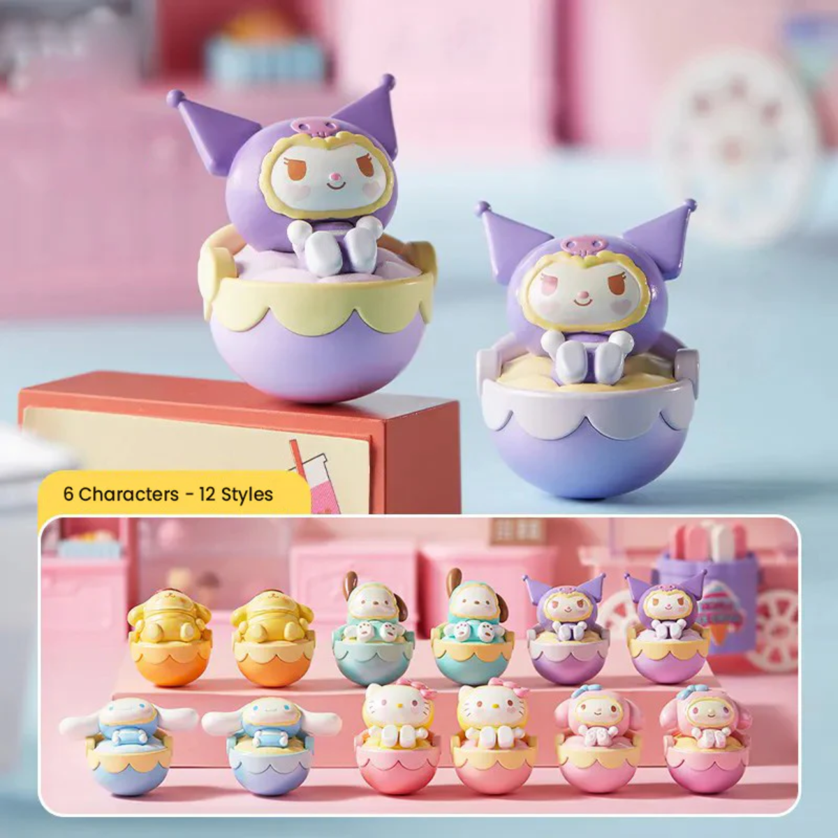 Sanrio Characters Cradle Tumbler Mini Cuteness Series-Single Box (Random)-Moetch-Ace Cards &amp; Collectibles